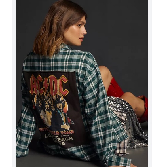 ACDC Graphic Buttondown Shirt - Picture 1 of 10